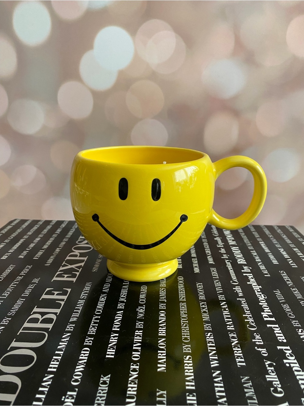 Smiley Face Mug Handmade Soy Wax Candle